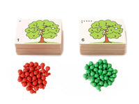 Tel de appels – rekenen tot 10 met rode en groene appels