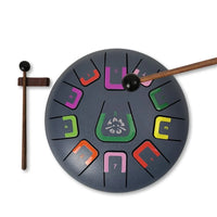 TAMBÚ 8 – 11-tonen Handpan Drum – Deep Space (mat antraciet)
