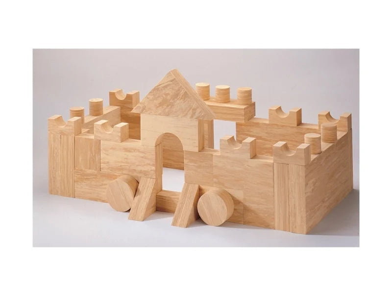 Bouwstenen Soft Wood – 68-delige EVA Foam Bouwset