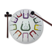 TAMBÚ 8 – 11-tonen Handpan Drum – Iceberg Dream (mat wit)