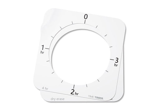 Extra tijdsduurplaten en set markers voor Time Timer® MAX