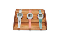 Time Timer® Watch Small – Wit + wisselbandje Caribbean Blue