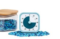 Time Timer® MOD Home Edition 60 Minuten – Combiset Lake Day Blue + Hoes