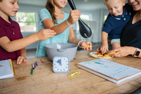 Time Timer® MOD Home Edition 60 Minuten – Combiset Pale Shale Gray + Hoes