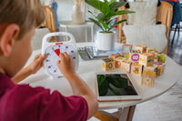 Time Timer® PLUS 60 Minuten – Wit met Rode Schijf | Draagbare Visuele Timer