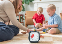 Time Timer® MOD Education Edition – 60 minuten - Charcoal  + Tread Protect Case – de stoere, valbestendige set