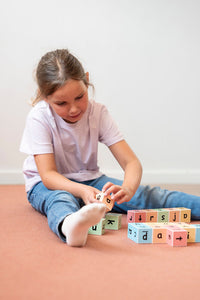 ClickyBlox® Alfabet PRE ORER - LEVERBAAR MIDDEN AUGUSTUS