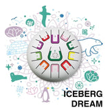 TAMBÚ 8 – 11-tonen Handpan Drum – Iceberg Dream (mat wit)