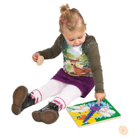 Educo knoppenpuzzel libelle – de eerste puzzelstapjes met handige knoppen (op = op!)