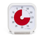 Time Timer® Original Pocket 60 minuten (Small) Wit met rode schijf
