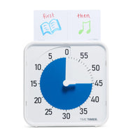 Time Timer® Original Medium – Wit met Blauwe Schijf | Visuele Timer 60 Minuten