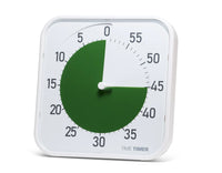 Time Timer® Original Large – Wit met Groene Schijf | Visuele Timer 60 Minuten