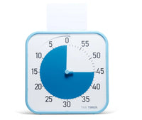 Time Timer® Original Large – Wit met Blauwe Schijf | Visuele Timer 60 Minuten
