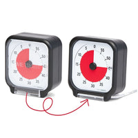 Time Timer® Original Pocket 60 minuten (Small) Zwart met rode schijf