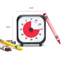 Time Timer® Original Pocket 60 minuten (Small) Zwart met rode schijf