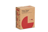 Time Timer® Original Pocket 60 minuten (Small) Zwart met rode schijf