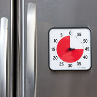 Time Timer® Original Medium – Zwart met Rode Schijf | Visuele Timer 60 Minuten