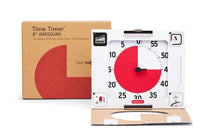 Time Timer® Original Medium – Zwart met Rode Schijf | Visuele Timer 60 Minuten