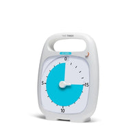 Time Timer® PLUS 20 Minuten – Wit met Blauwe Schijf | Draagbare Visuele Timer