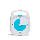 Time Timer® PLUS 20 Minuten – Wit met Blauwe Schijf | Draagbare Visuele Timer