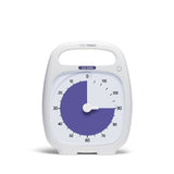 Time Timer® PLUS 120 Minuten – Wit met Paarse Schijf | Visuele Timer voor Langere Taken