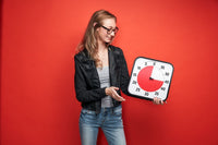 Time Timer® Original Large – Zwart met Rode Schijf | Visuele Timer 60 Minuten