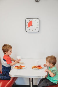 Time Timer® Original Large – Zwart met Rode Schijf | Visuele Timer 60 Minuten