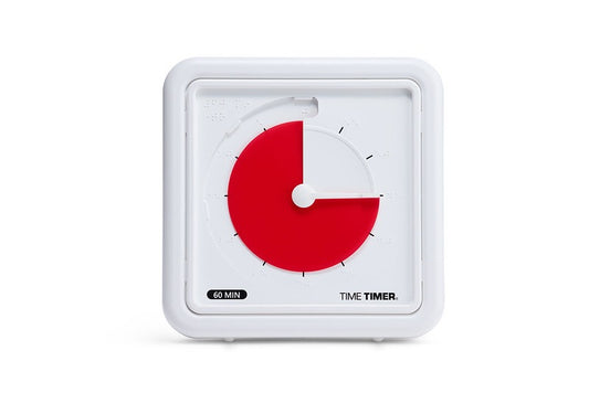 Time Timer® Braille Medium – Rood