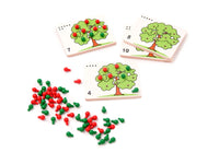 Tel de appels – rekenen tot 10 met rode en groene appels