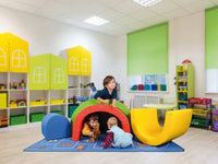 Soft Regenboog Tunnels – 4-delige Bouw- en Speelset