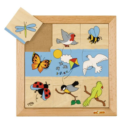 Educo puzzel vliegende dieren – puzzelen en ontdekken wie er vliegt