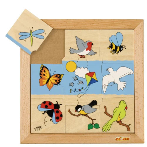 Educo puzzel vliegende dieren – puzzelen en ontdekken wie er vliegt