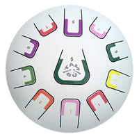 TAMBÚ 8 – 11-tonen Handpan Drum – Iceberg Dream (mat wit)