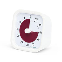 Time Timer® MOD Home Edition 60 Minuten – Combiset Cottonball White + Hoes