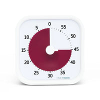 Time Timer® MOD Home Edition 60 Minuten – Combiset Cottonball White + Hoes