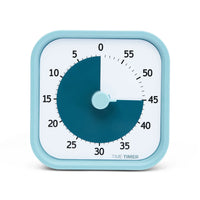 Time Timer® MOD Home Edition 60 Minuten – Combiset Lake Day Blue + Hoes