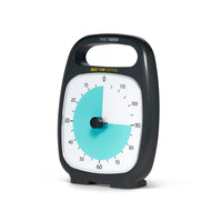 Time Timer® PLUS 120 Minuten – Make Time Edition | Zwart met Blauwe Schijf