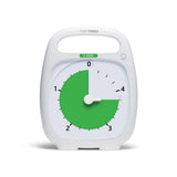 Time Timer® PLUS 5 Minuten – Wit met Groene Schijf | Compacte Visuele Timer