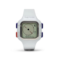 Time Timer® Watch Small – Wit + wisselbandje Caribbean Blue